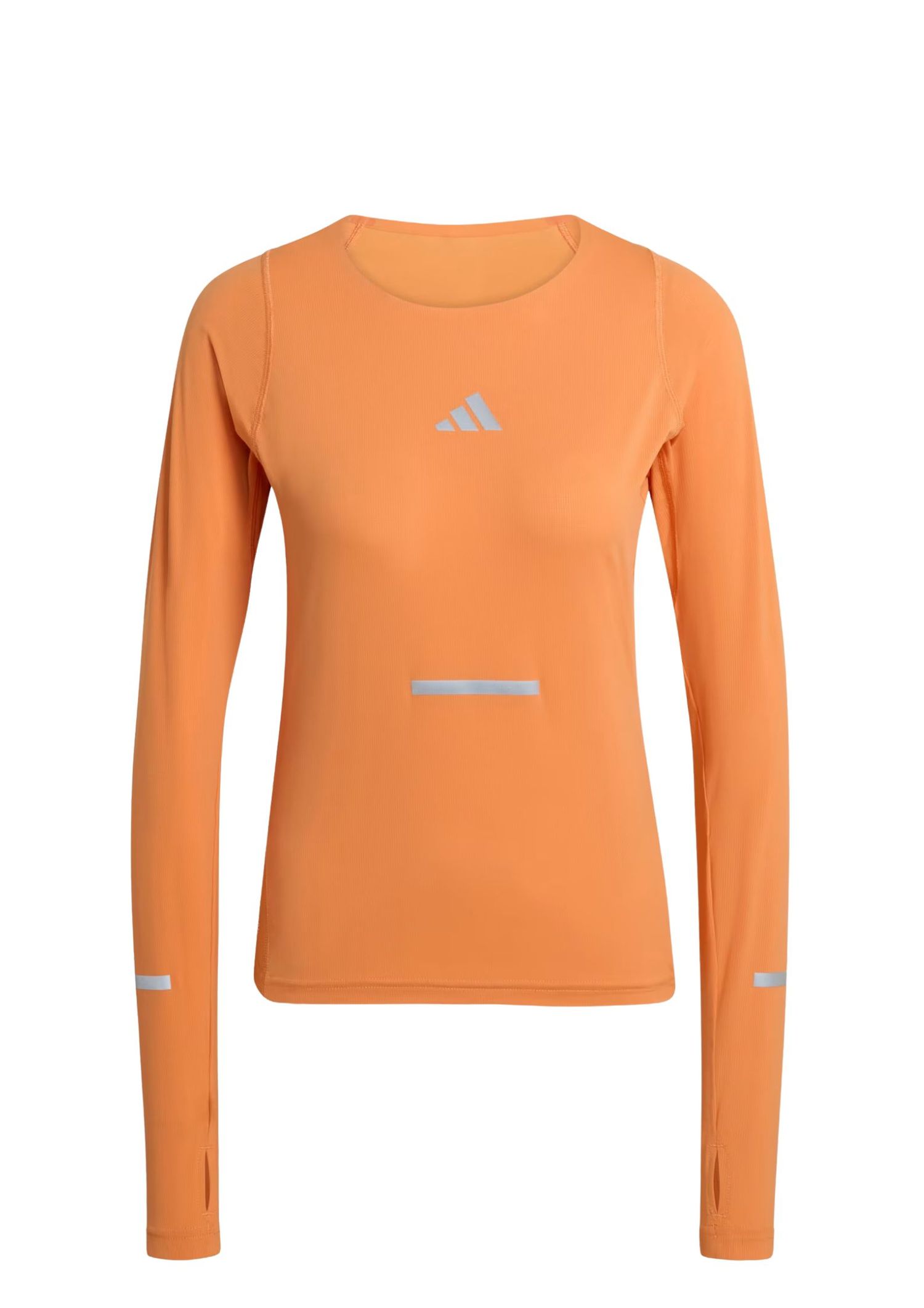 Orange technical workout long-sleeve
