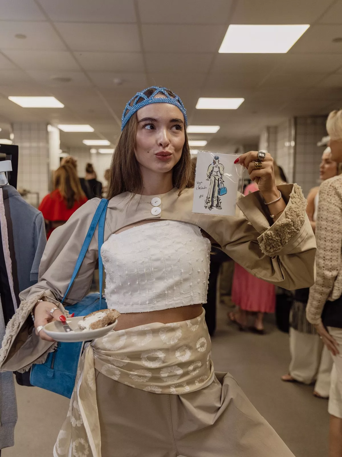 Attendee at Vogue Scandinavia X Copenhagen Studio breakfast