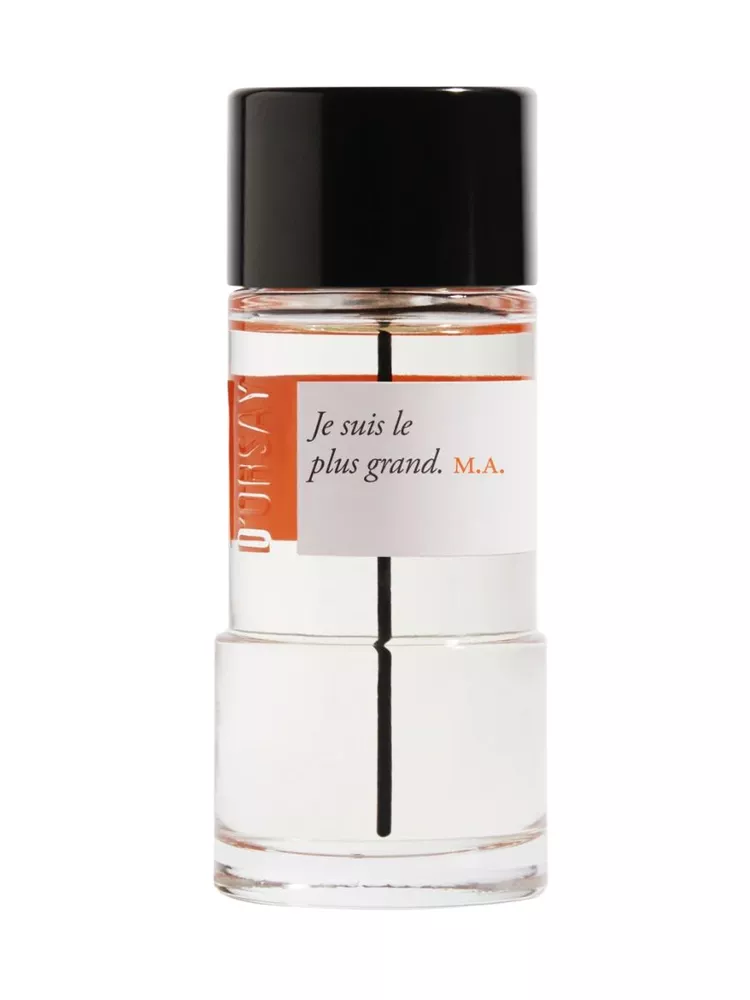 The best iris perfume - Dorsay - On a white background