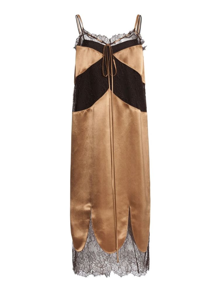 The best lace-trimmed slip dress - Ferragamo - On a white background