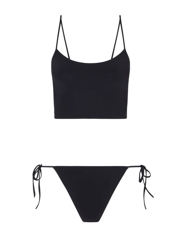 The best black tankini set - Lido - On a white background