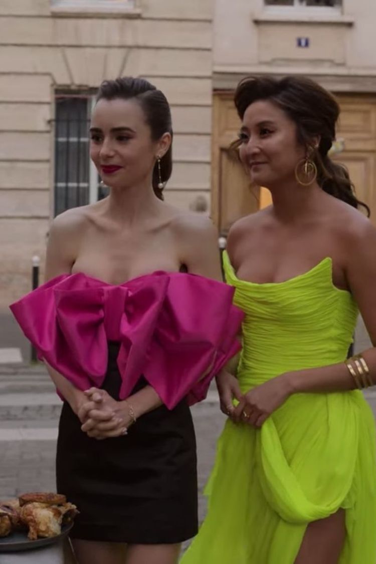 lily collins emily in paris outfits
