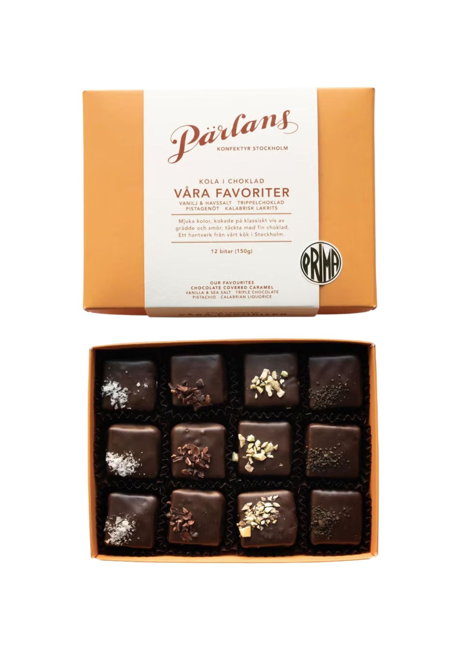 The best chocolate box - Pärlans - On a white background