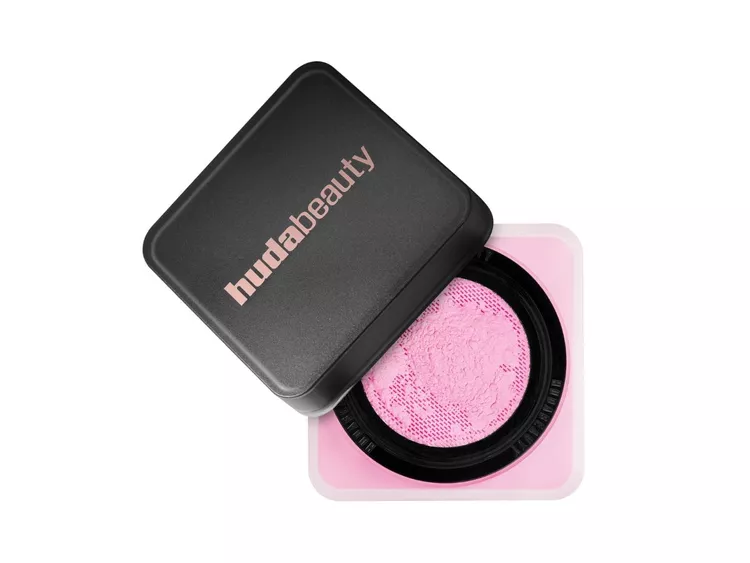 Best pink setting powder - Huda Beauty - On a white background