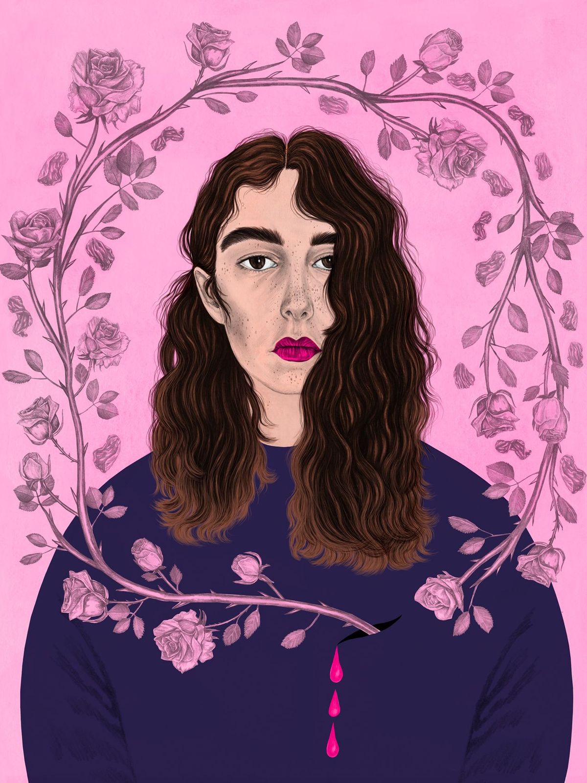 'Breath' illustration by Annelie Carlström