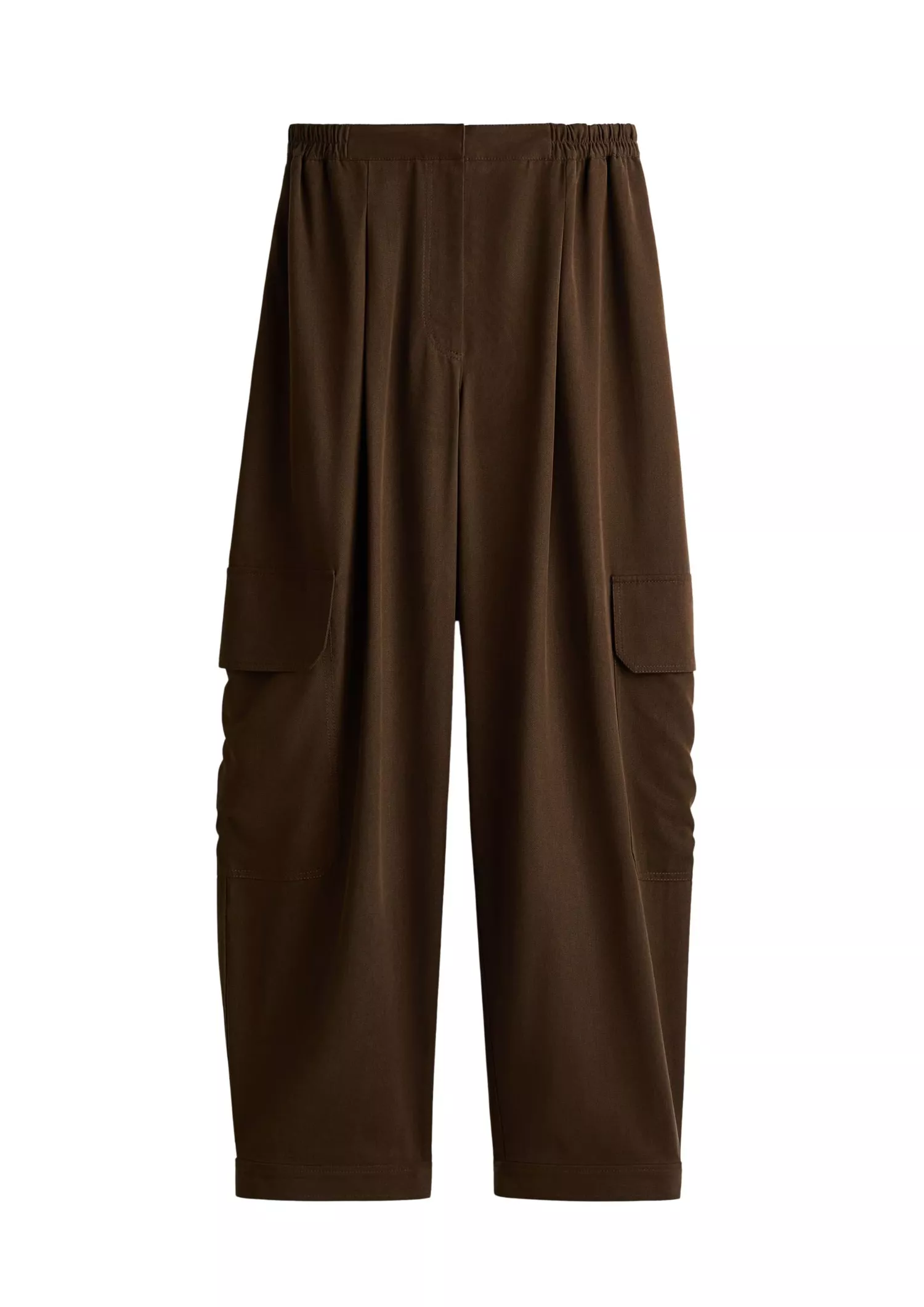 The best brown parachute pants - H&M - On a white background