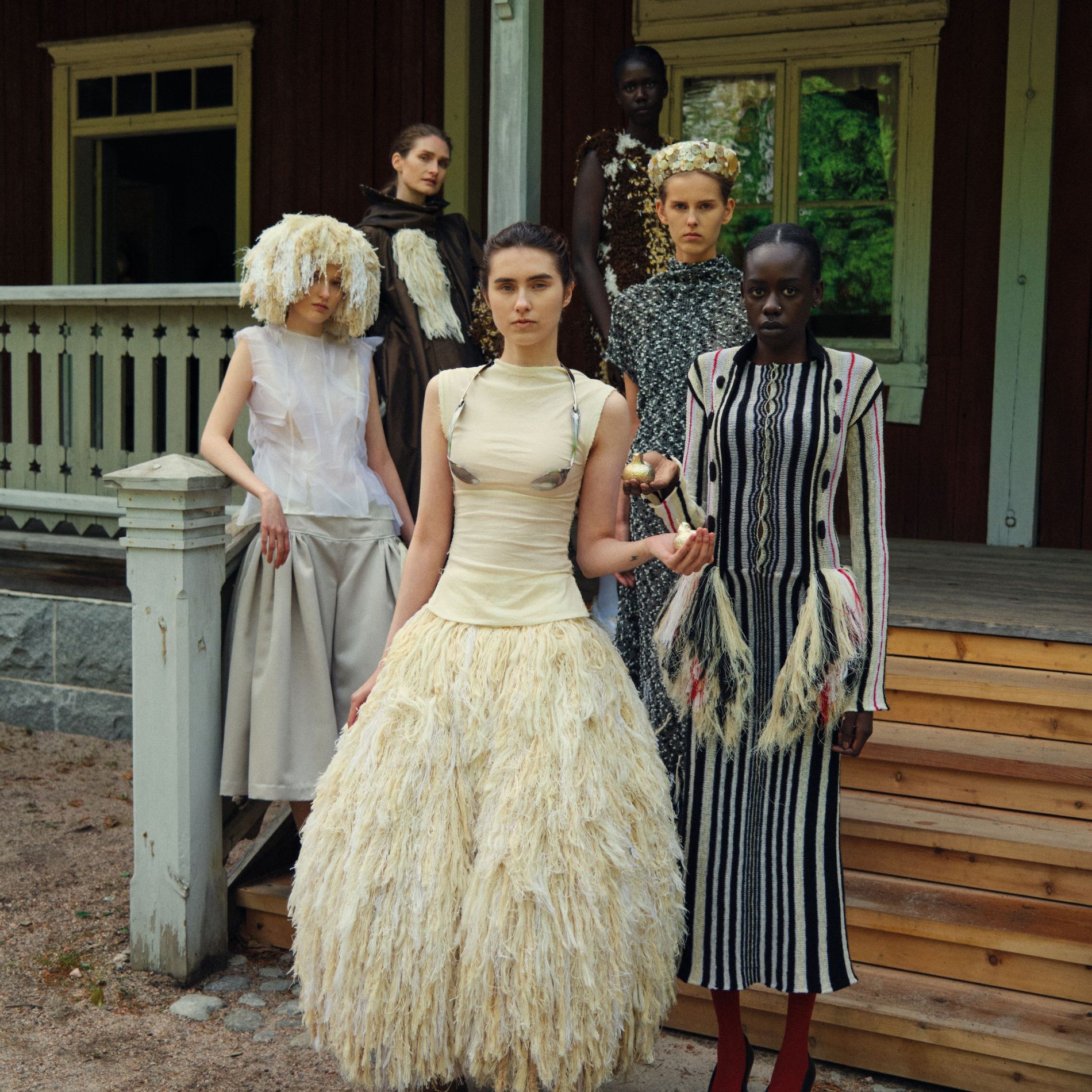 Enni Lähderinne's presentation at Seurasaari during 2026 Fashion in Helsinki