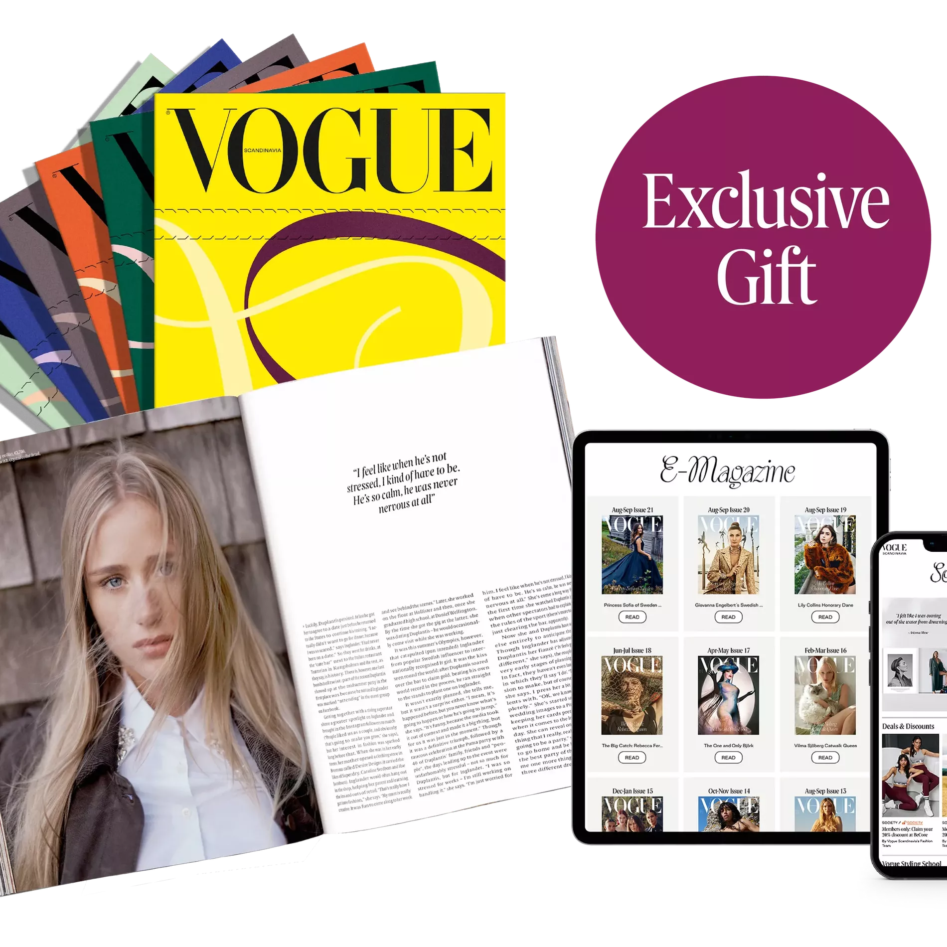 Print &amp; Digital Magazine Subscription - Vogue Scandinavia - Vogue 