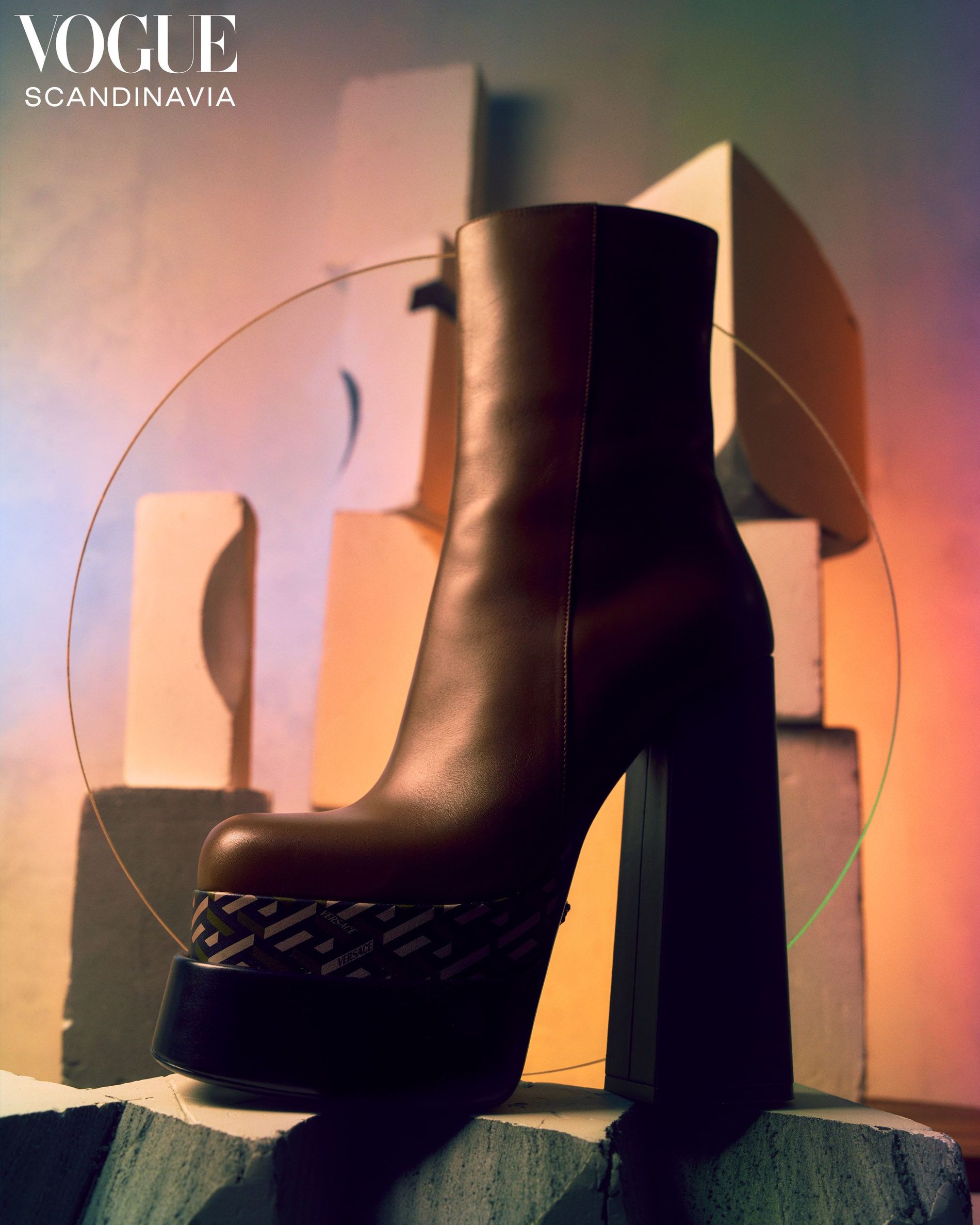 Versace platform shoes