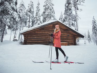 Àsa Steinars cross country skiing