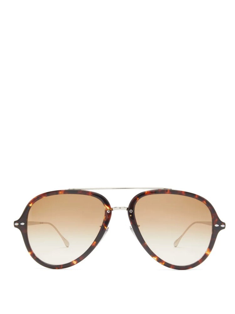 Windsor aviator tortoiseshell-acetate sunglasses