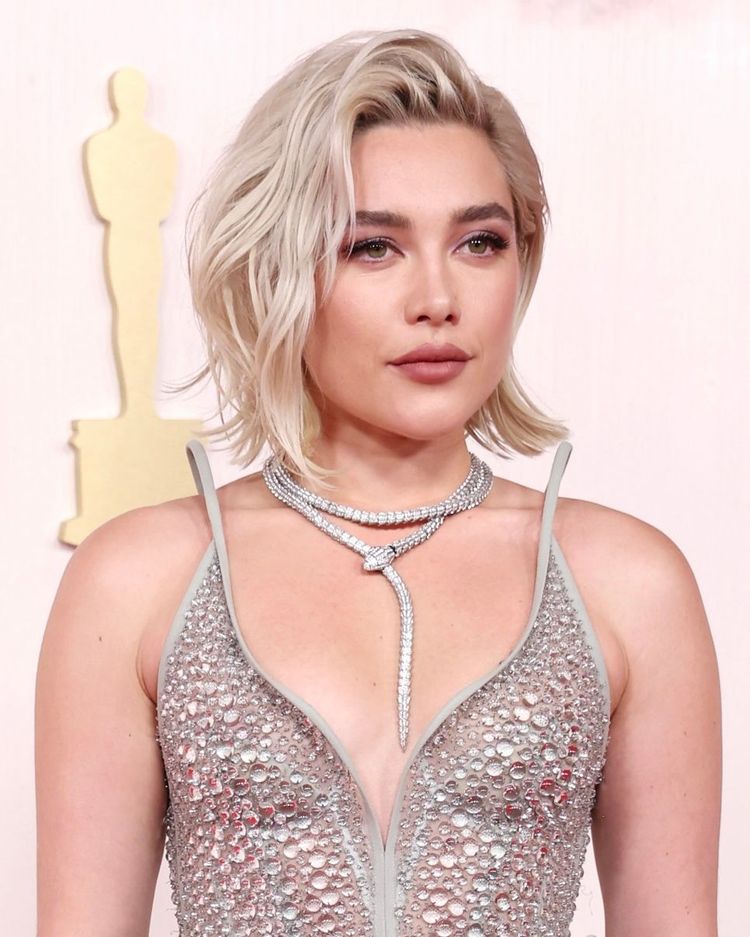Florence Pugh's Serpenti necklace by Bvlgair