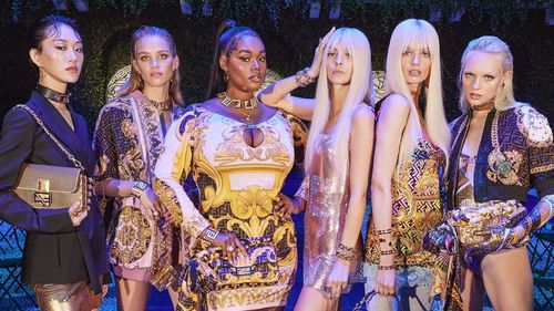 Versace and Fendi: Kim Jones and Donatella Versace swap places in
