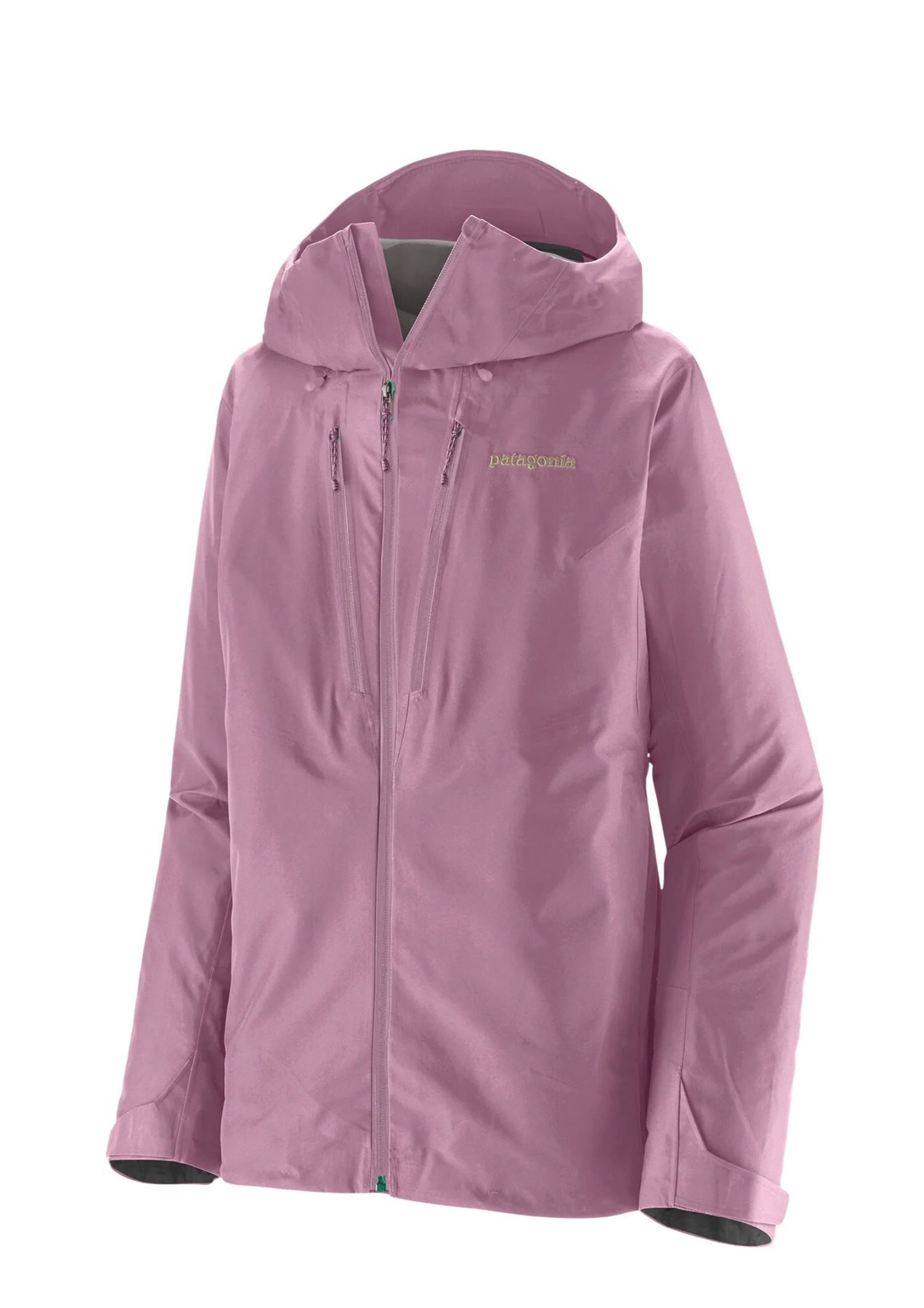 Purple gore-tex rain jacket