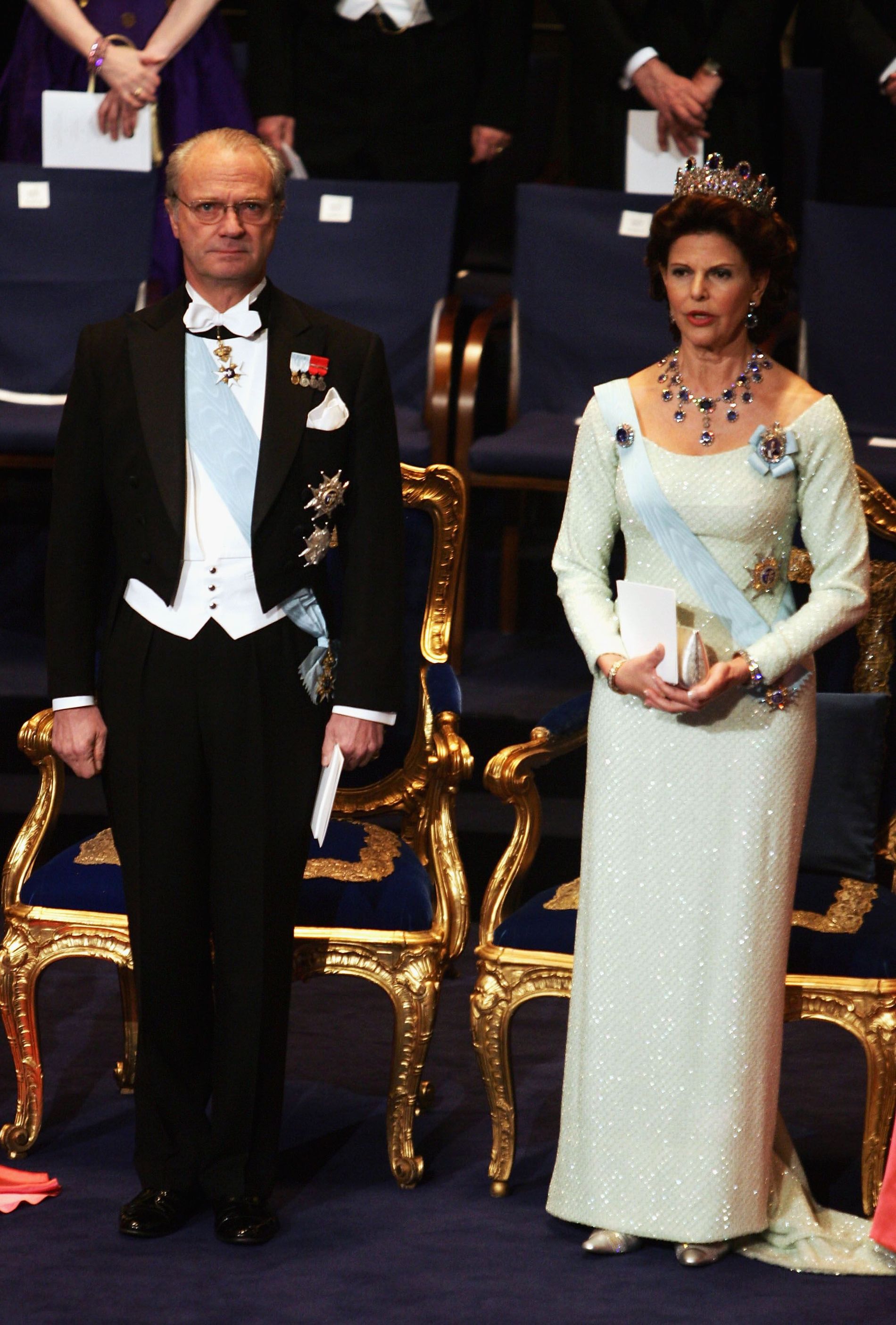 King Carl Gustaf and Queen Silvia of Sweden Nobel Peace Prize