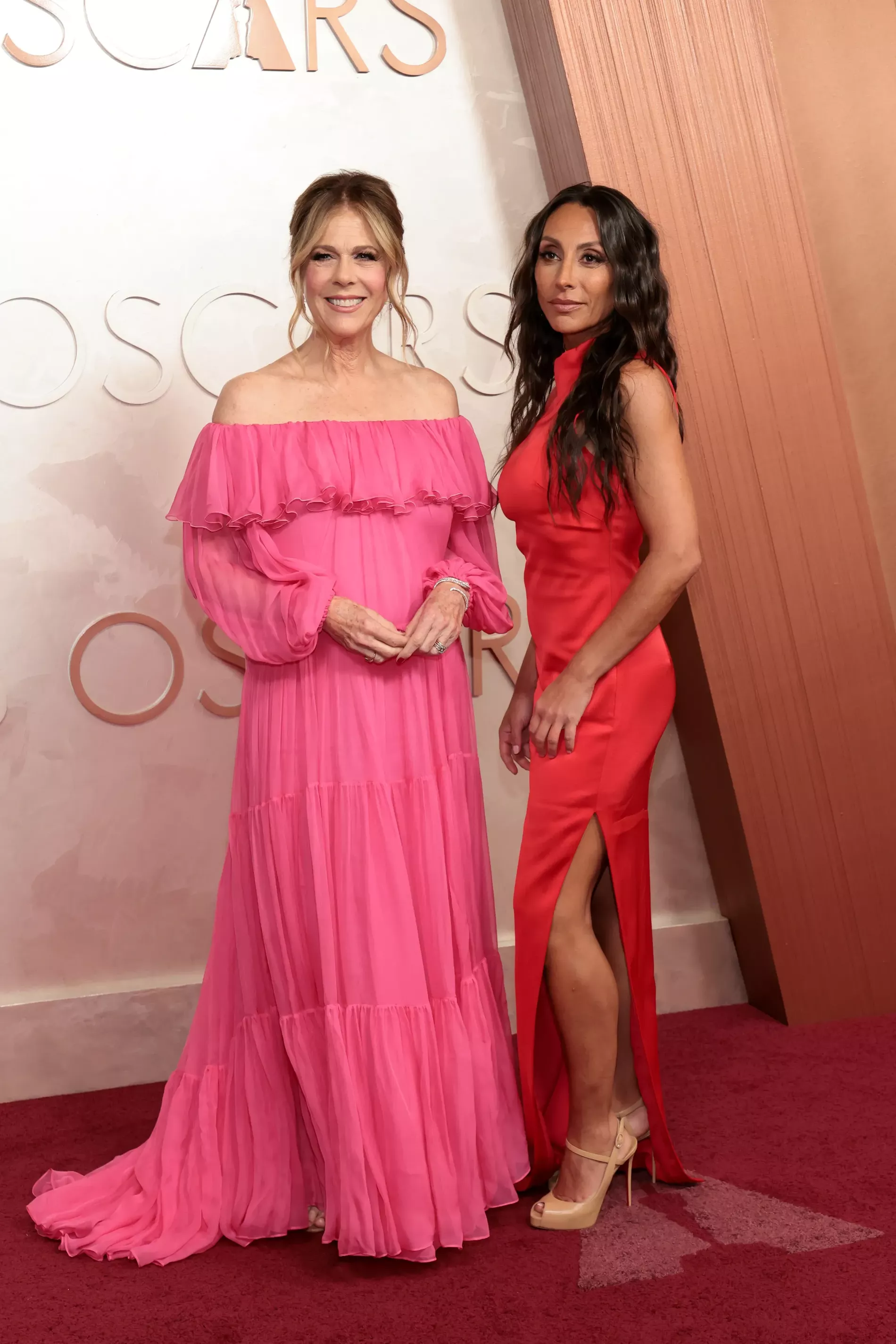 Rita Wilson and Melanie Fronckowiak at the 2025 Oscars