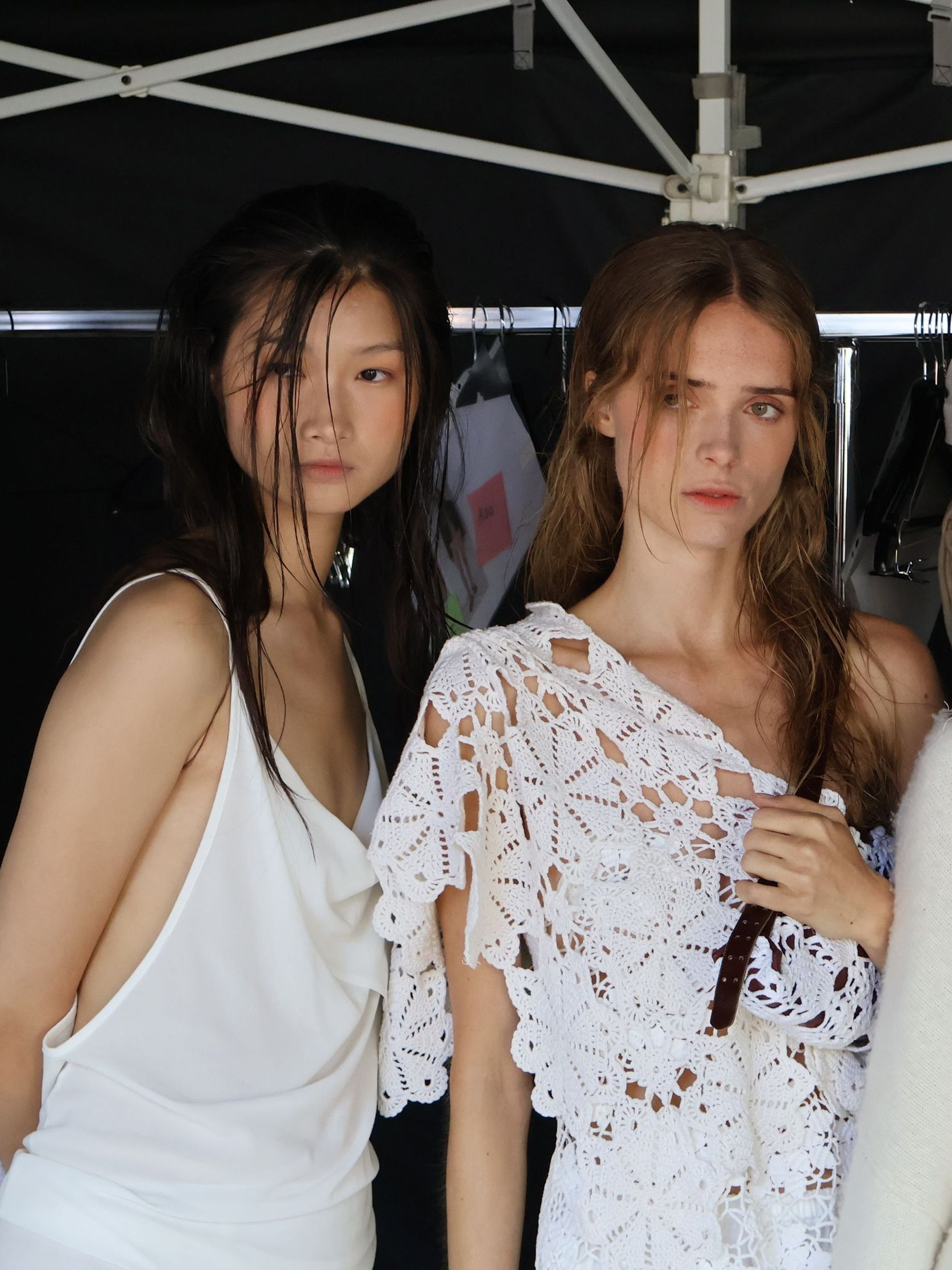 Models backstage at Studio Constance SS27 show