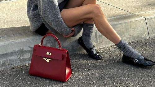 Socks with ballet flats How to tap the new Elsa Hosk approved trend Vogue Scandinavia