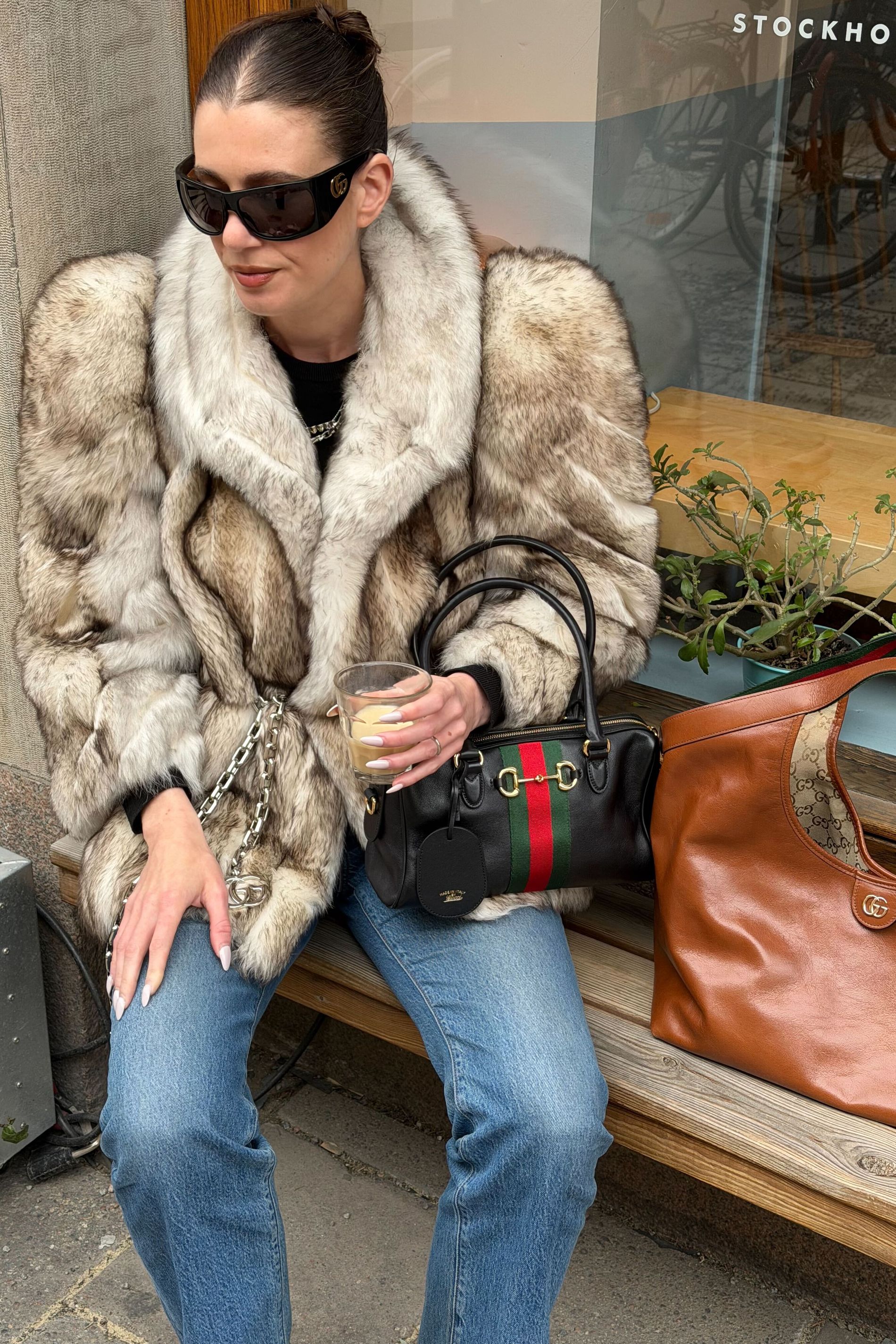 Allyson Shiffman Gucci Borsetto Giglio 