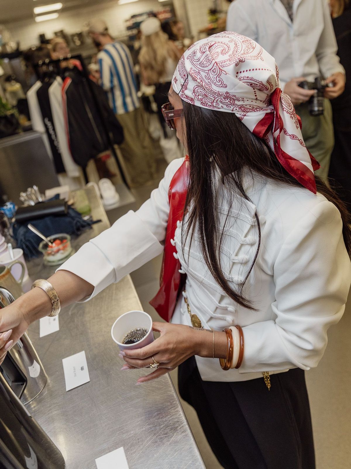 Attendee at Vogue Scandinavia X Copenhagen Studio breakfast
