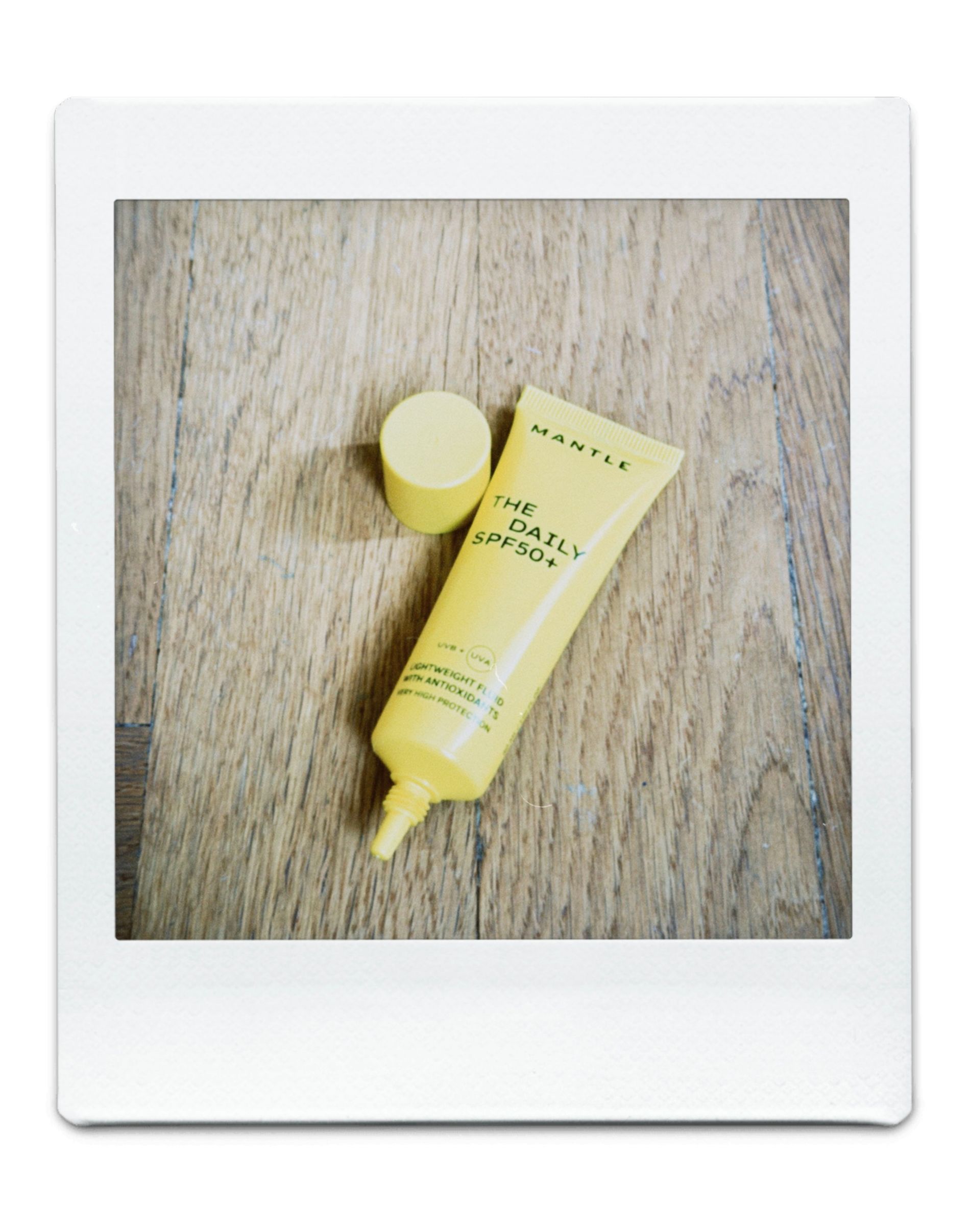 A yellow tube
