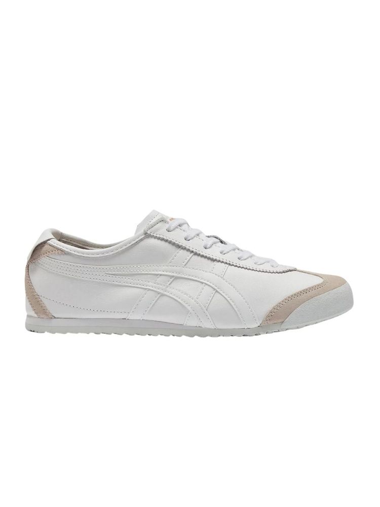 The best white leather sneakers - Onitsuka Tiger - On a white background