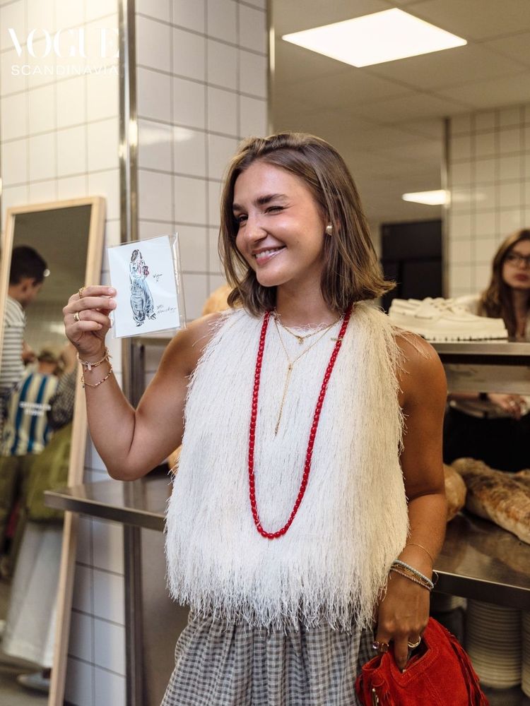 Attendee at Vogue Scandinavia X Copenhagen Studio breakfast