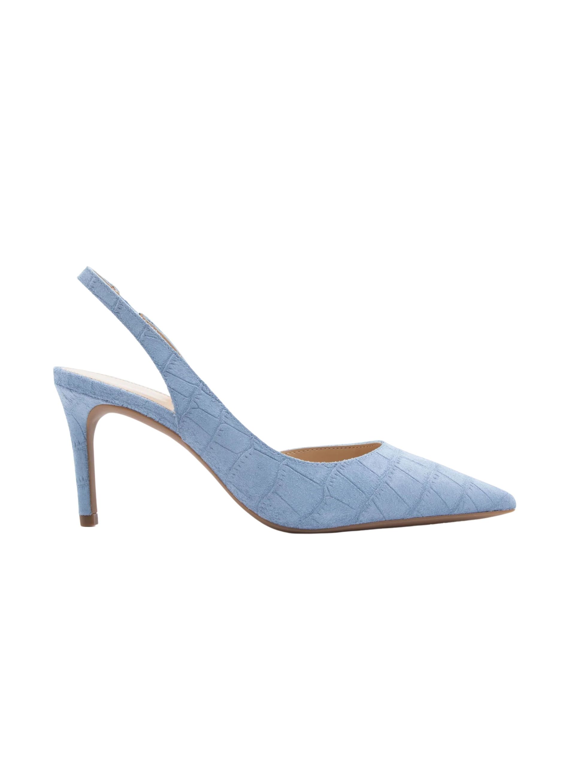The best light blue wedding slingback heels - Michael Kors - On a white background