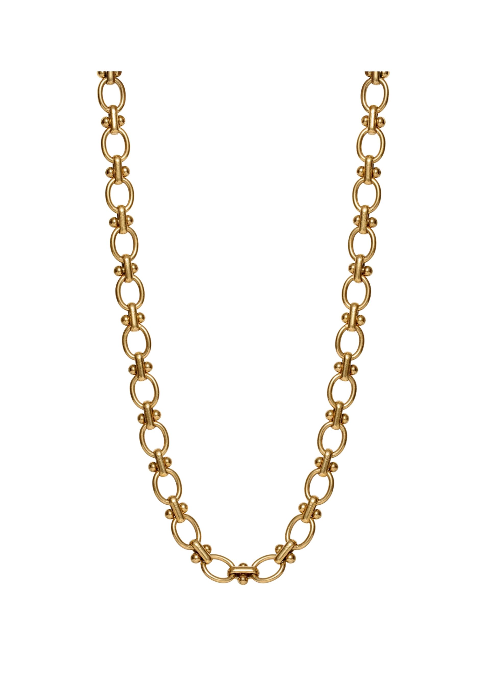 Gold chain neckless