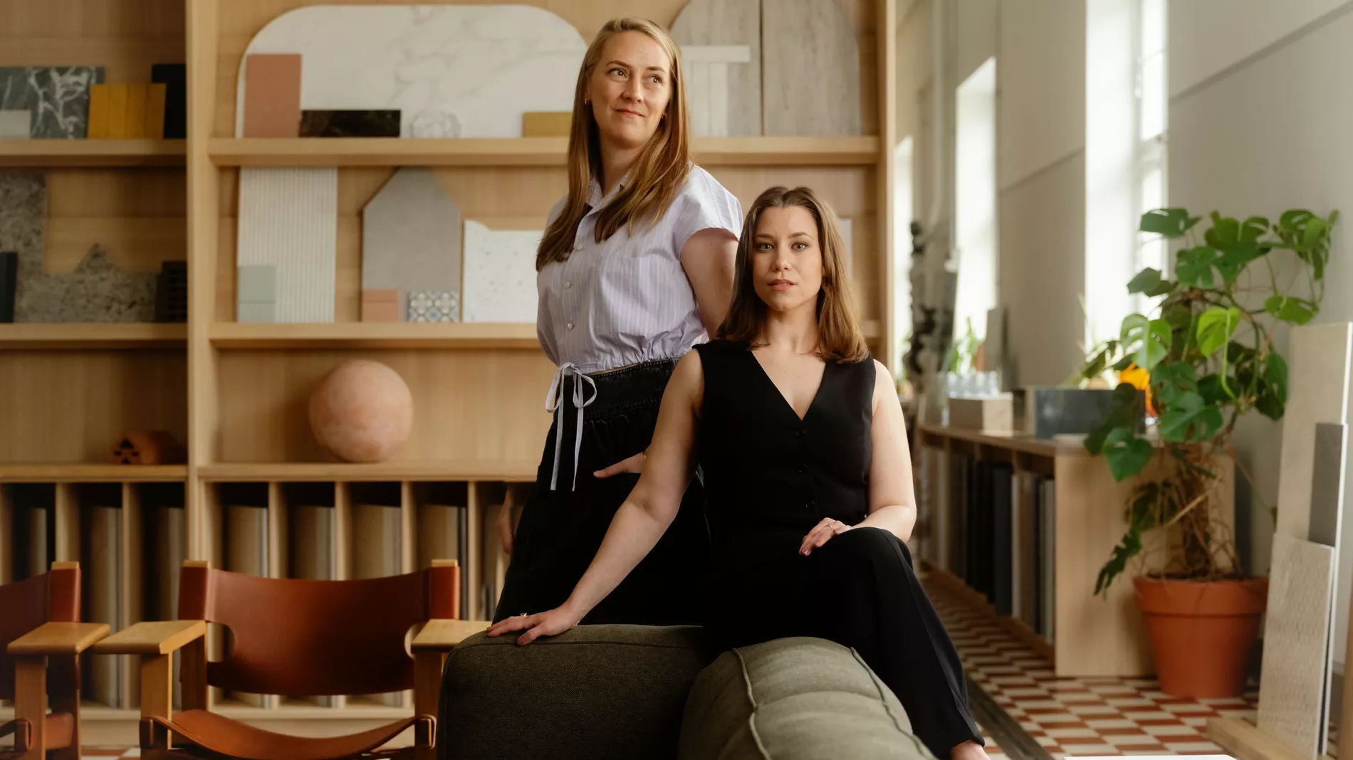 ABL-Laatat CEO Maria Silvast and Kauas Creative COO Janita Suojanen