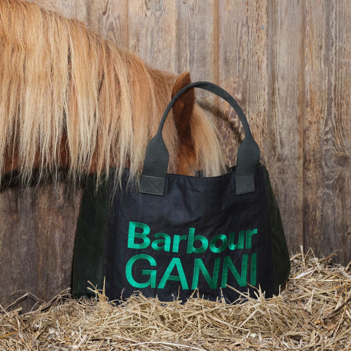 【日本限定モデル】 Ganni_x_Barbour_3_0_10_1767693 バッグ