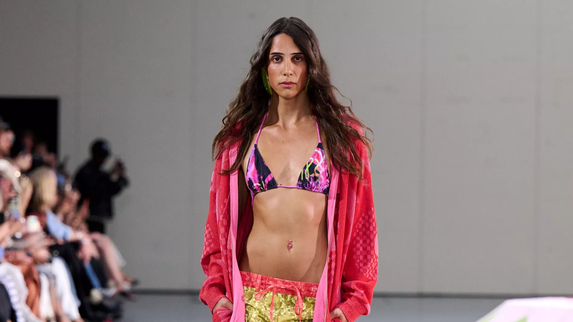 Model walking Paolina Russo spring/summer 2027 runway