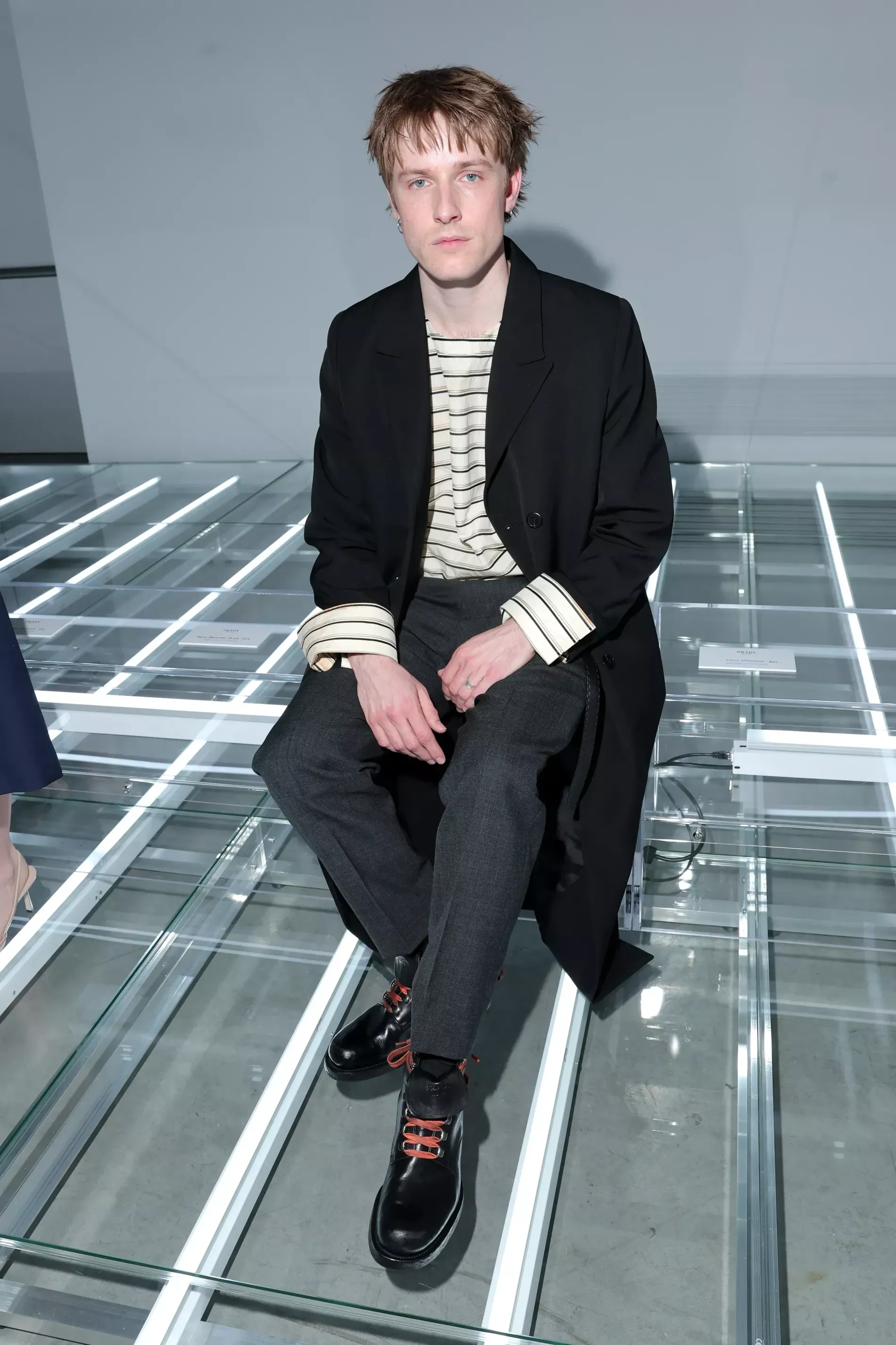 Celebrity Sightings Men’s Spring 2027 Louis Hofmann
