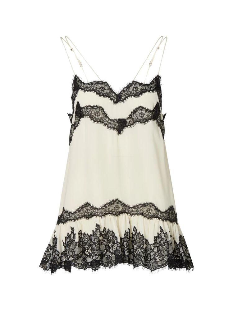 The best lace trim camisole - Leoni - On a white background