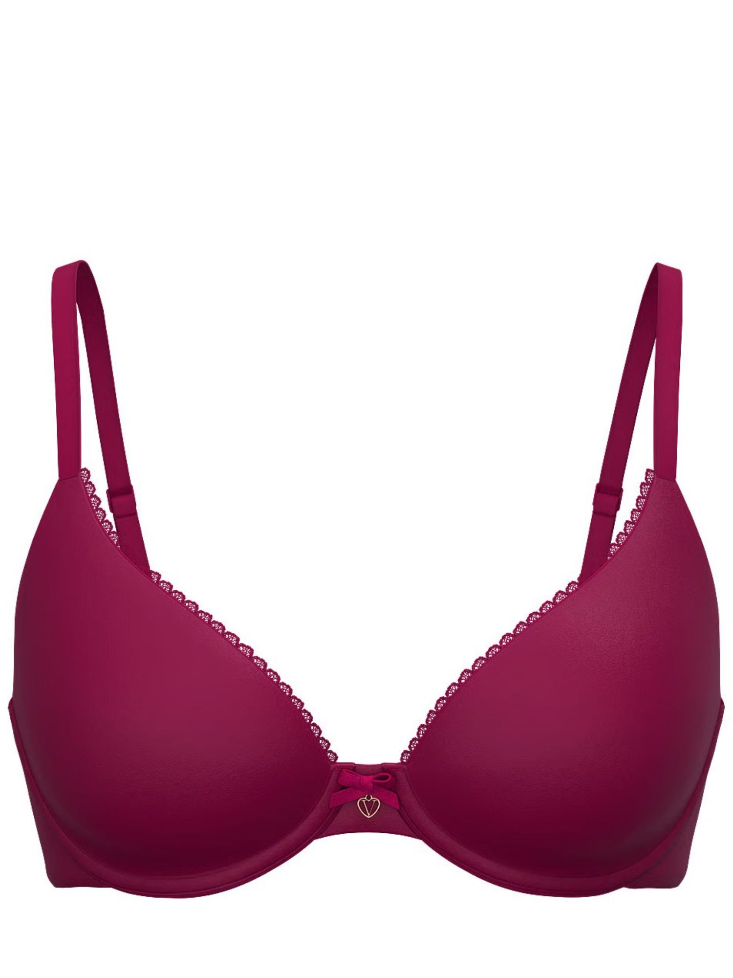 Victoria's Secret medium push-up bra in plum