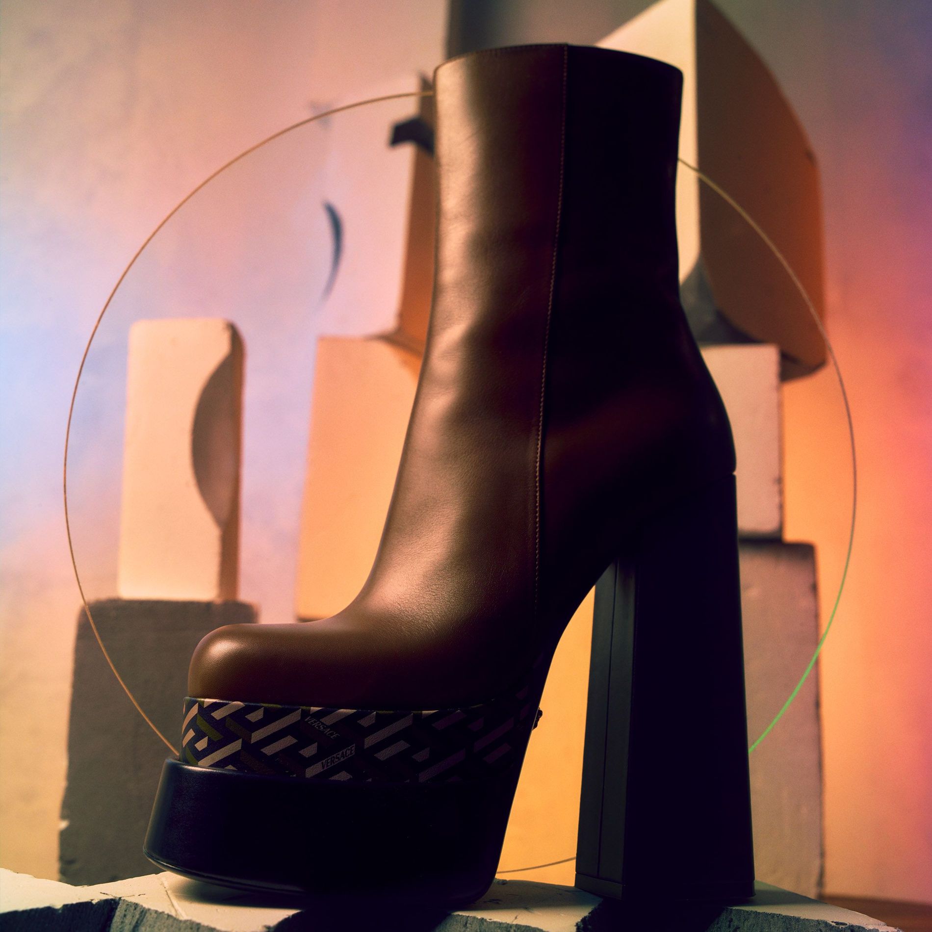 Versace platform shoes