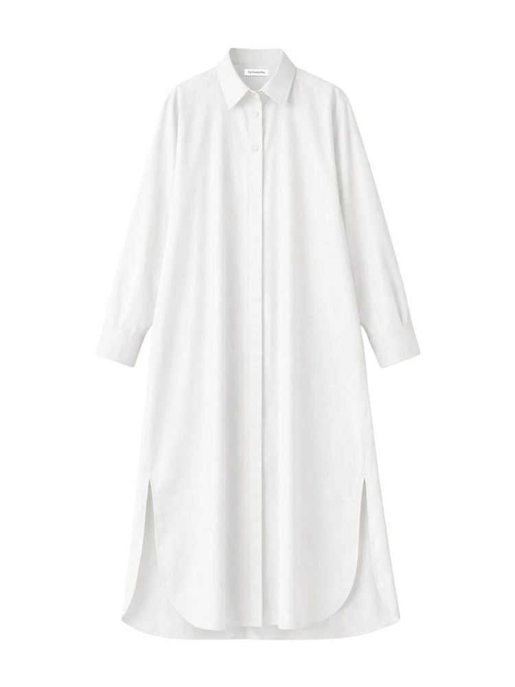 The best oversized white shirt dress - The Frankie Shop - On a white background
