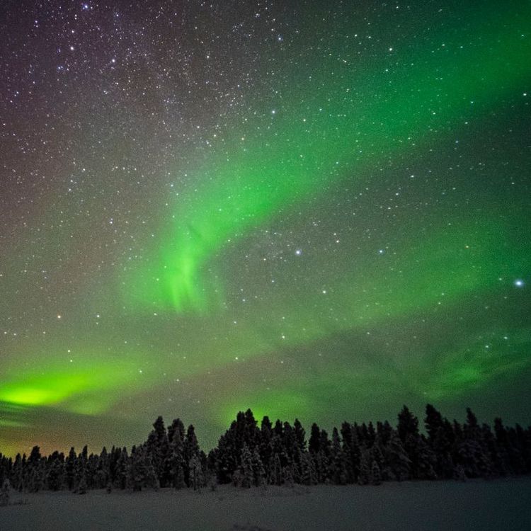 northern lights perfect photo finland iceland scandinavia