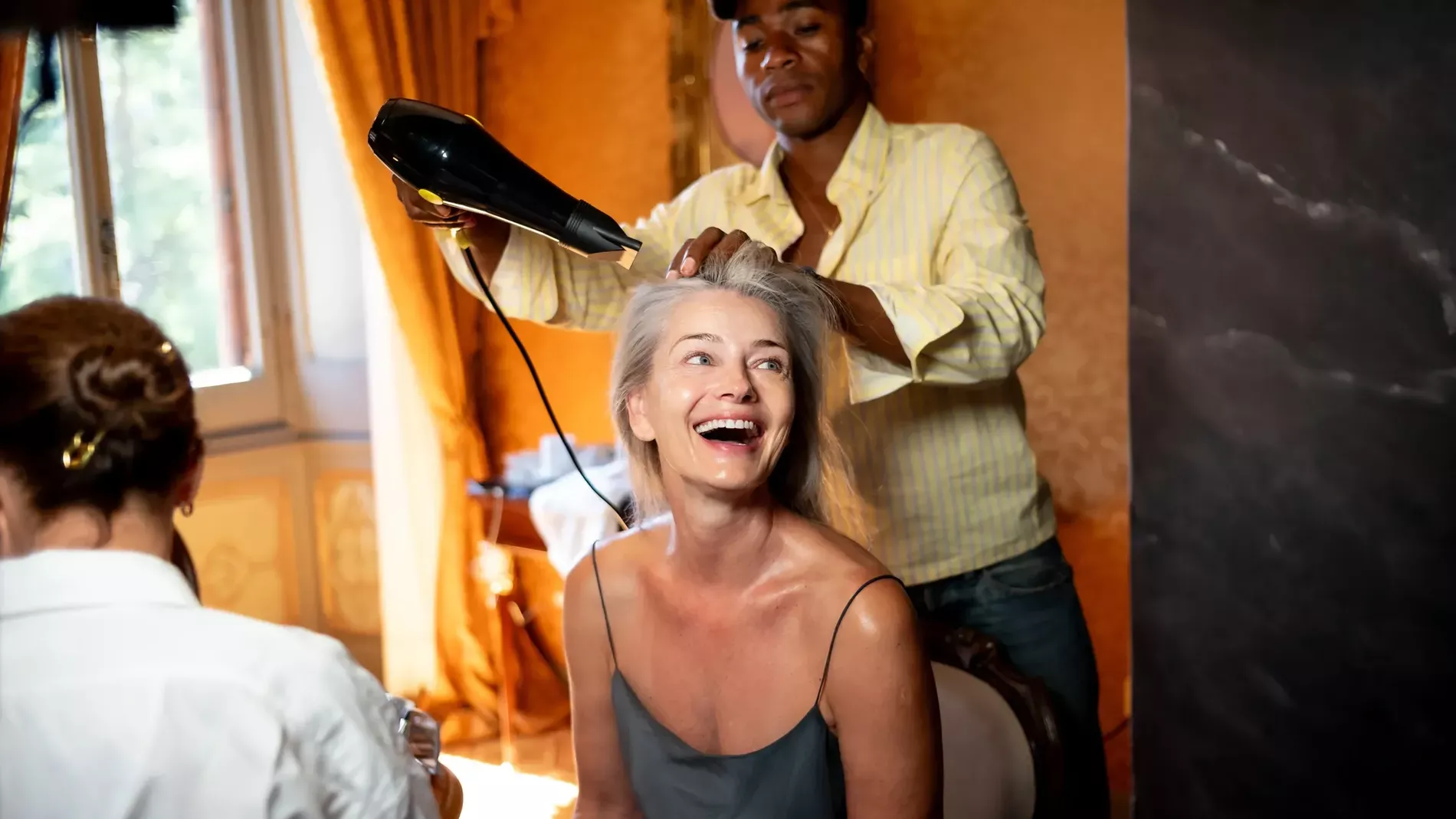 Paulina Porizkova Wedding Prep