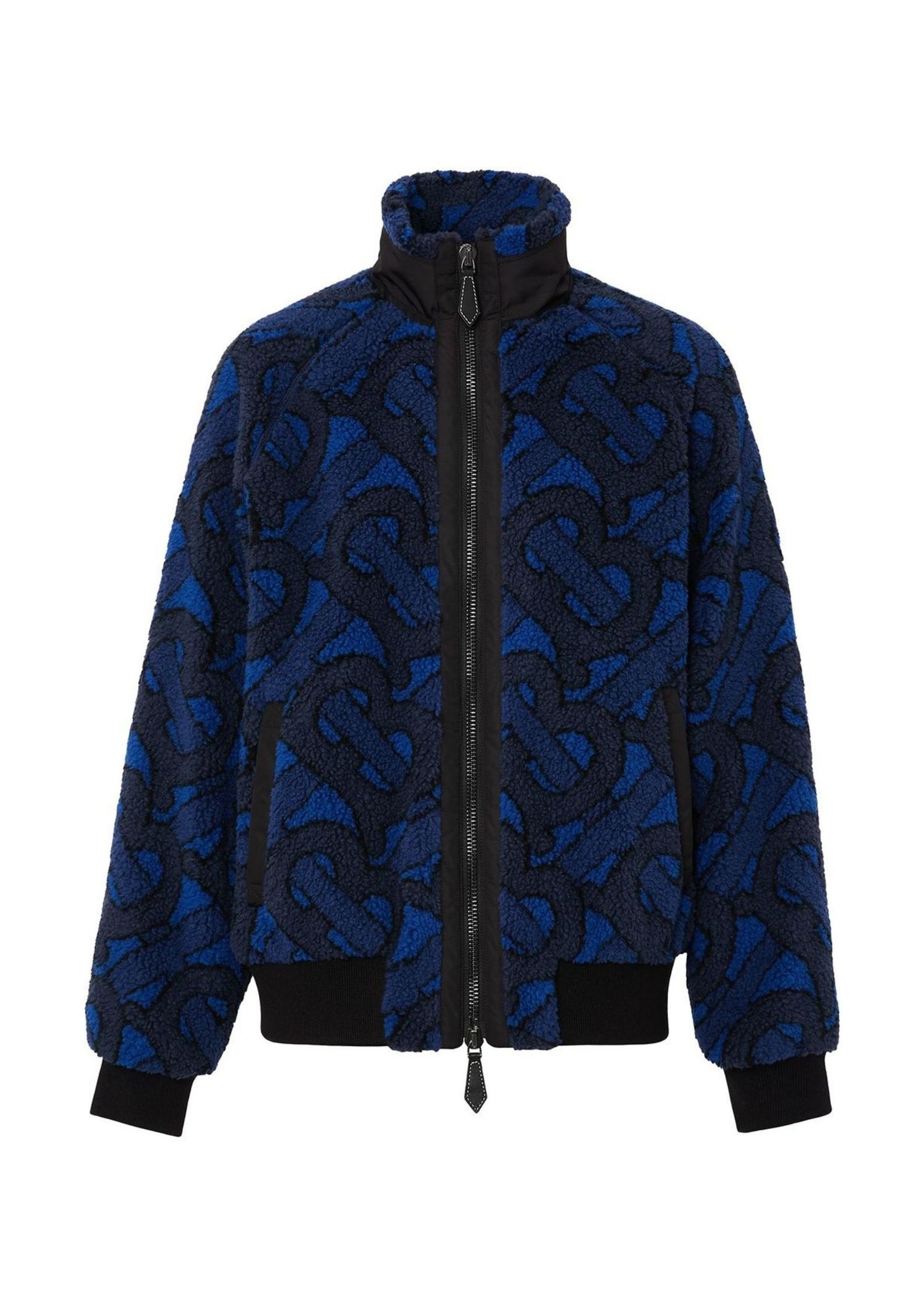 Burberry monogram-print fleece jacket
