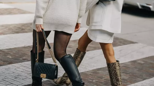 It is never too early to start wearing knee highs according to street stylers Vogue Scandinavia