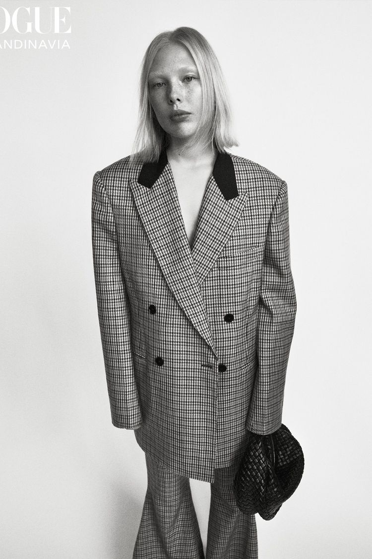 Checked suit womens sales