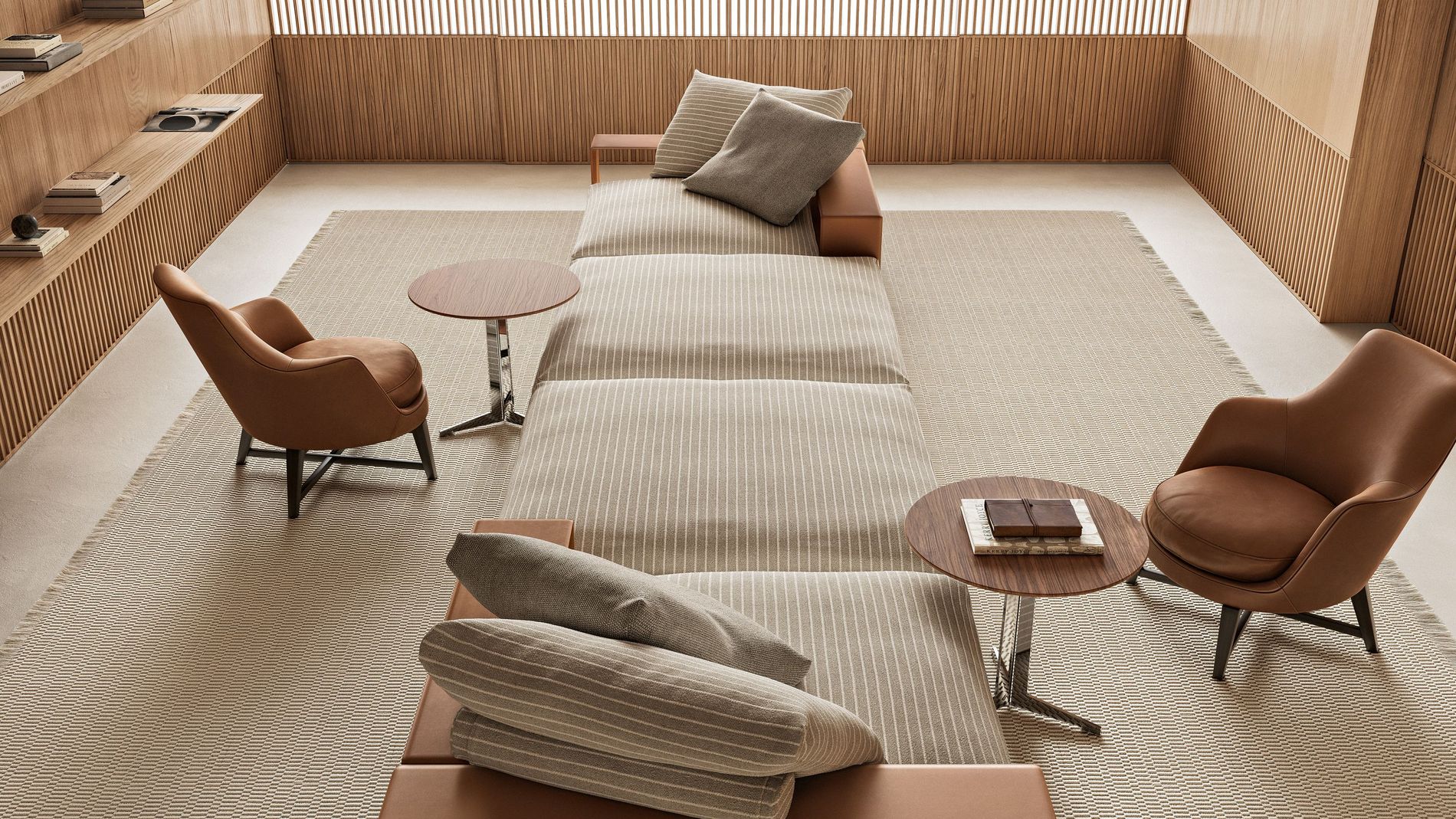 The Groundpiece sofa by Flexform