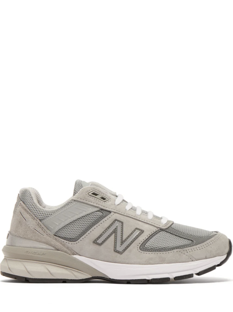 990v5 suede and mesh trainers
