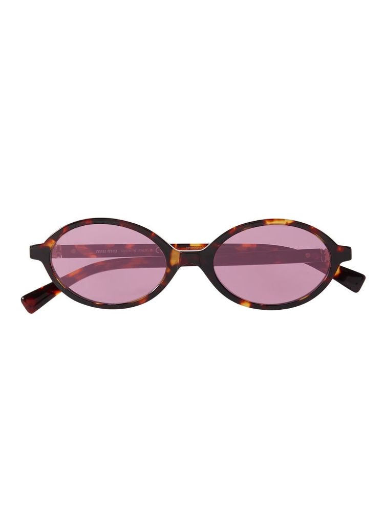 The best oval sunglasses by Miu Miu 2026 on white background
