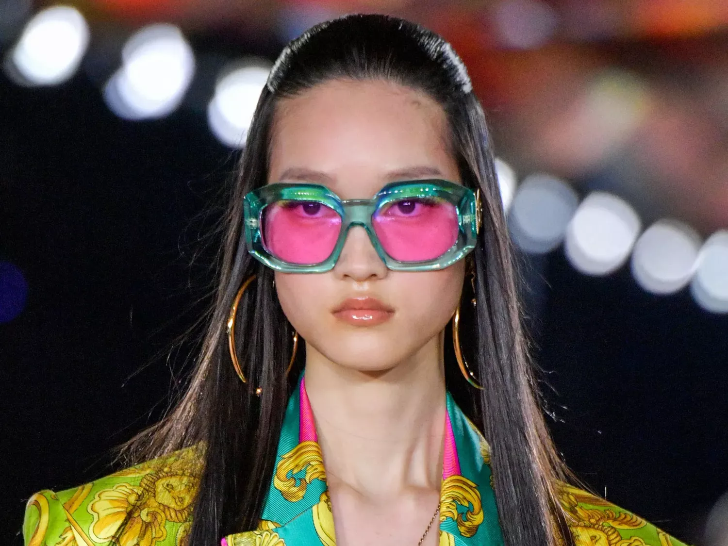 Colored sunglasses trend online