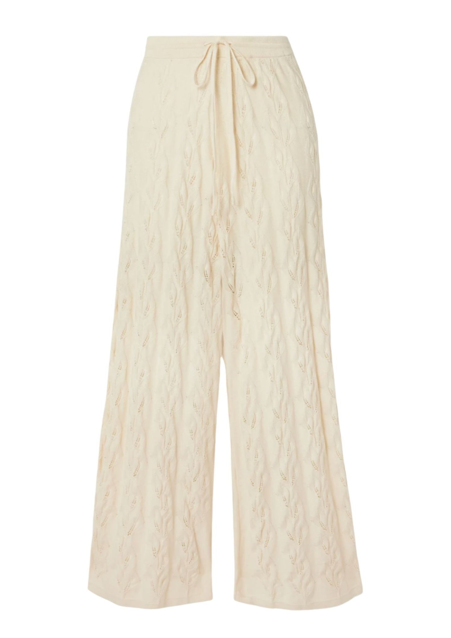 HOLZWEILER Thiril pointelle-knit cotton pants