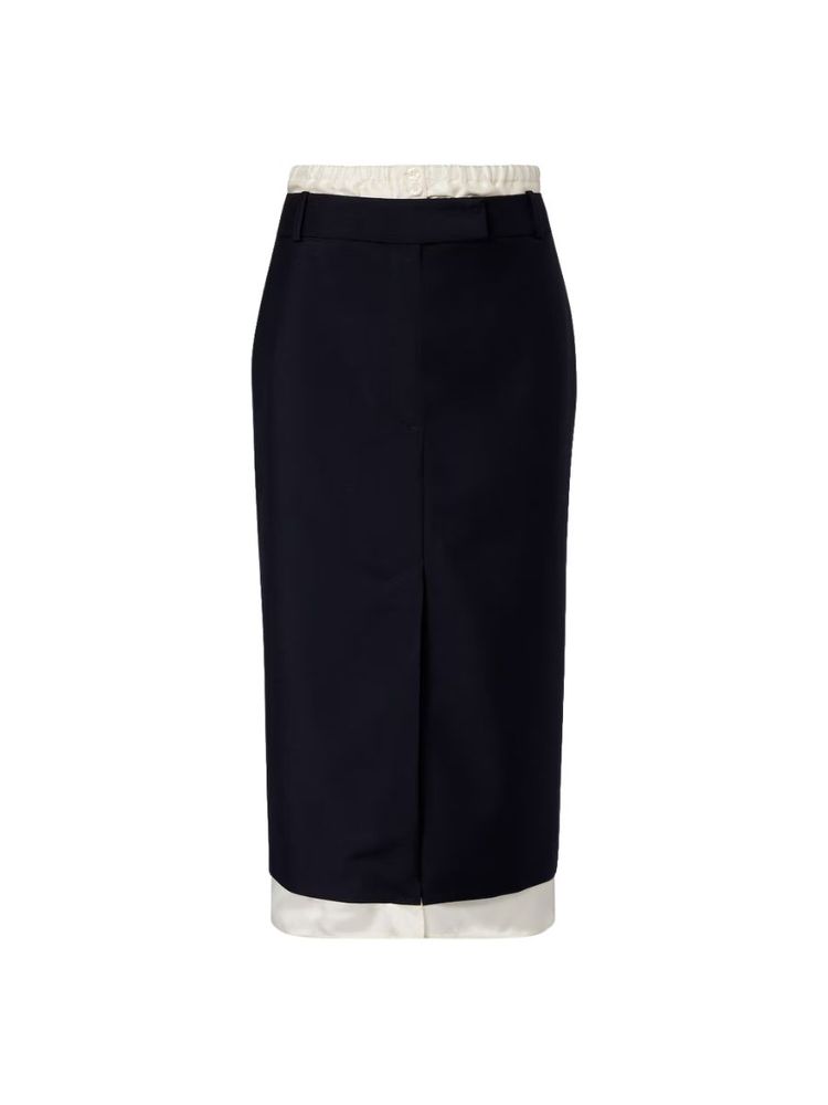 The best Wool and mohair midi skirt - Rohe - On a white background
