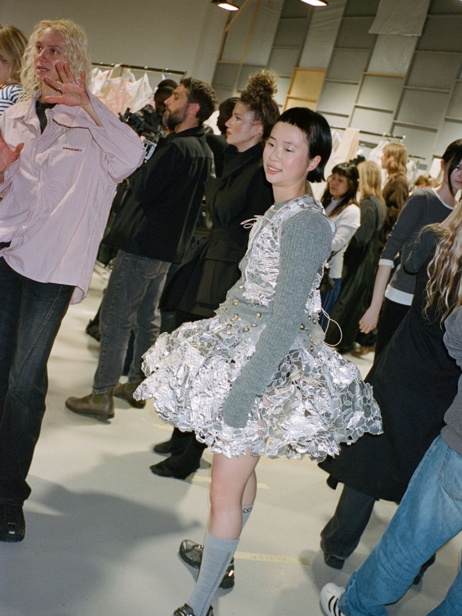 Cecilie Bahnsen autumn/winter '25 backstage beauty