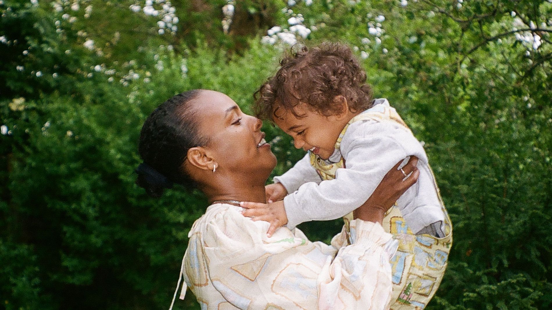 Mona Omar and daughter Idris